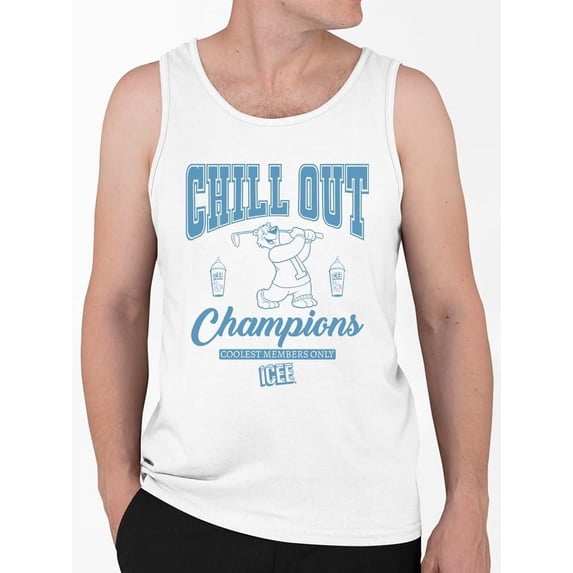 Chill Out Champions - Cool ICEE Golf Club Graphic Men's Tank Top