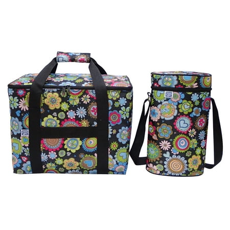 Chill Out! Wine Tote and 30 cans Soft Side Cooler Set