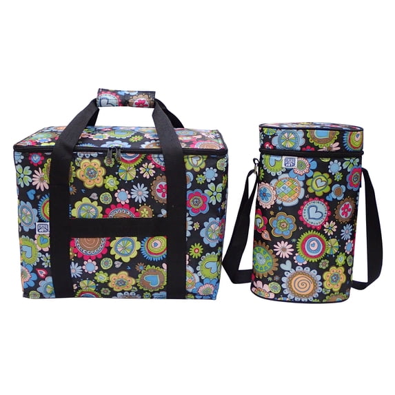 Chill Out! Wine Tote and 30 cans Soft Side Cooler Set