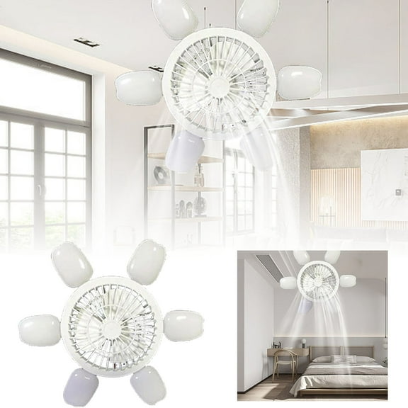 Chill Out With Our Contemporary Fan Light: Unique Design Whisper Quiet Motor & Lighting Enhance Your Home Today!
