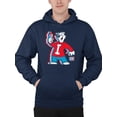 thumbnail image 1 of Chill Polar-Bear Graphic - Fun ICEE Retro Style Men's Hoodie, 1 of 4