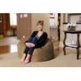 thumbnail image 1 of Chill Sack Bean Bag Chair, Memory Foam Lounger with Micorsuede Cover, Kids, 3 ft, Earth, 1 of 3