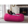 thumbnail image 1 of Chill Sack Bean Bag Chair, Memory Foam Lounger with Microsuede Cover, Kids, Adults, 7.5 ft, Pink, 1 of 5