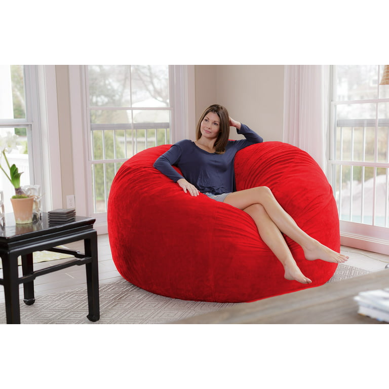 Chill Sack Bean Bag Chair, Memory Foam with Ultra Fur Cover, Kids