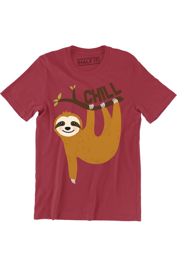 Chill Sloth Funny Lazy Chillin Out Positivity Good Vibes Classic Men T-Shirt