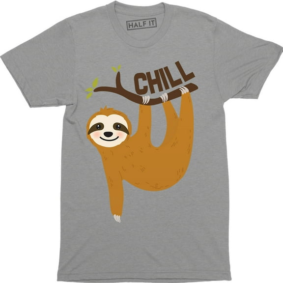 Chill Sloth Funny Lazy Chillin Out Positivity Good Vibes Classic Men T-Shirt