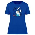 thumbnail image 1 of Chill Time Cute Bunny Doodle T-Shirt Women -Image by Shutterstock, Female x-Large, 1 of 2