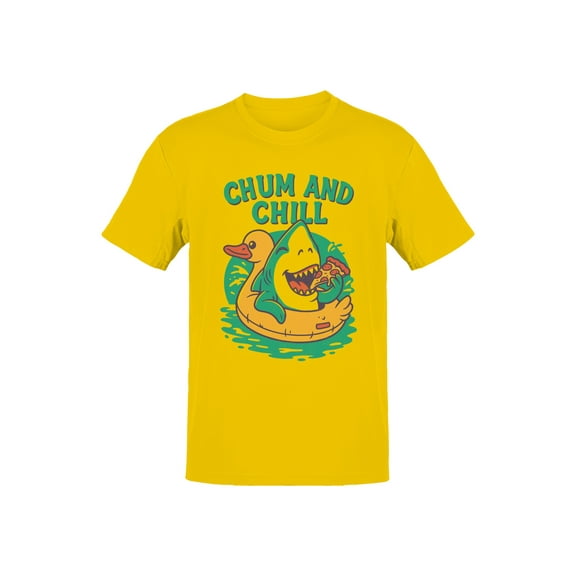 Chill Vibes: Shark & Duck Fun Men's T-shirt