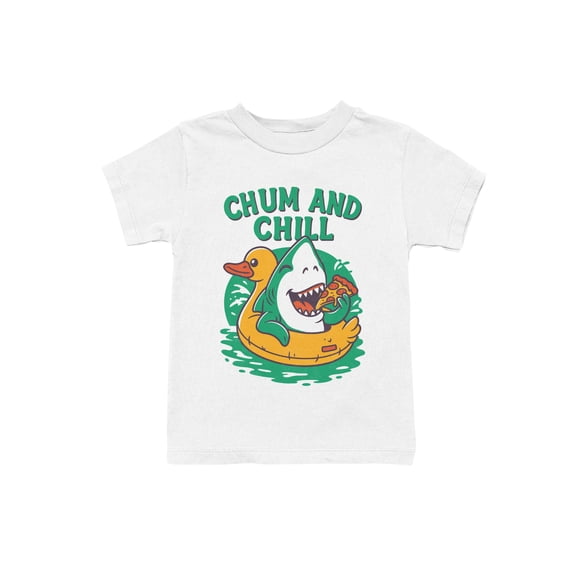 Chill Vibes: Shark & Duck Fun Youth's T-shirt
