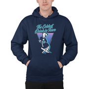 Chill Vibes Triangle - ICEE Retro Cool Bear Graphic Mens Hoodie