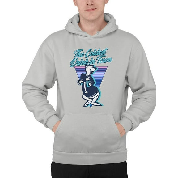 Chill Vibes Triangle - ICEE Retro Cool Bear Graphic Men's Hoodie