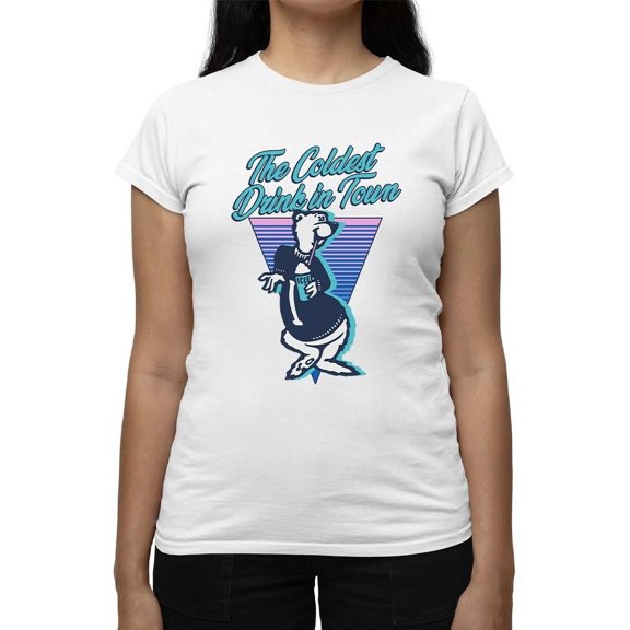 Chill Vibes Triangle - ICEE Retro Cool Bear Graphic Women's T-shirt