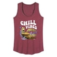 thumbnail image 1 of Chill Vibes - Women's Racerback Tank Top, 1 of 5