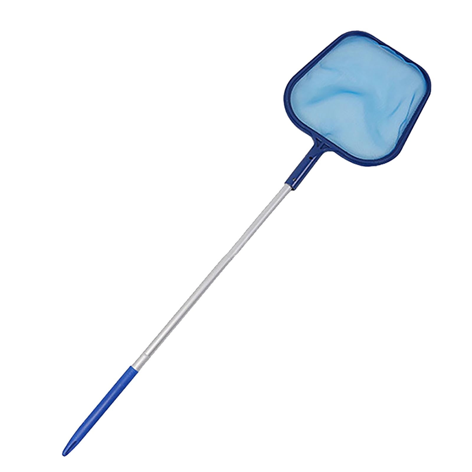 Skimmer Frame Pool ChillCheer 47inch Pool Skimmer Net with 5 Knots Pole Leaf Rake Mesh ...