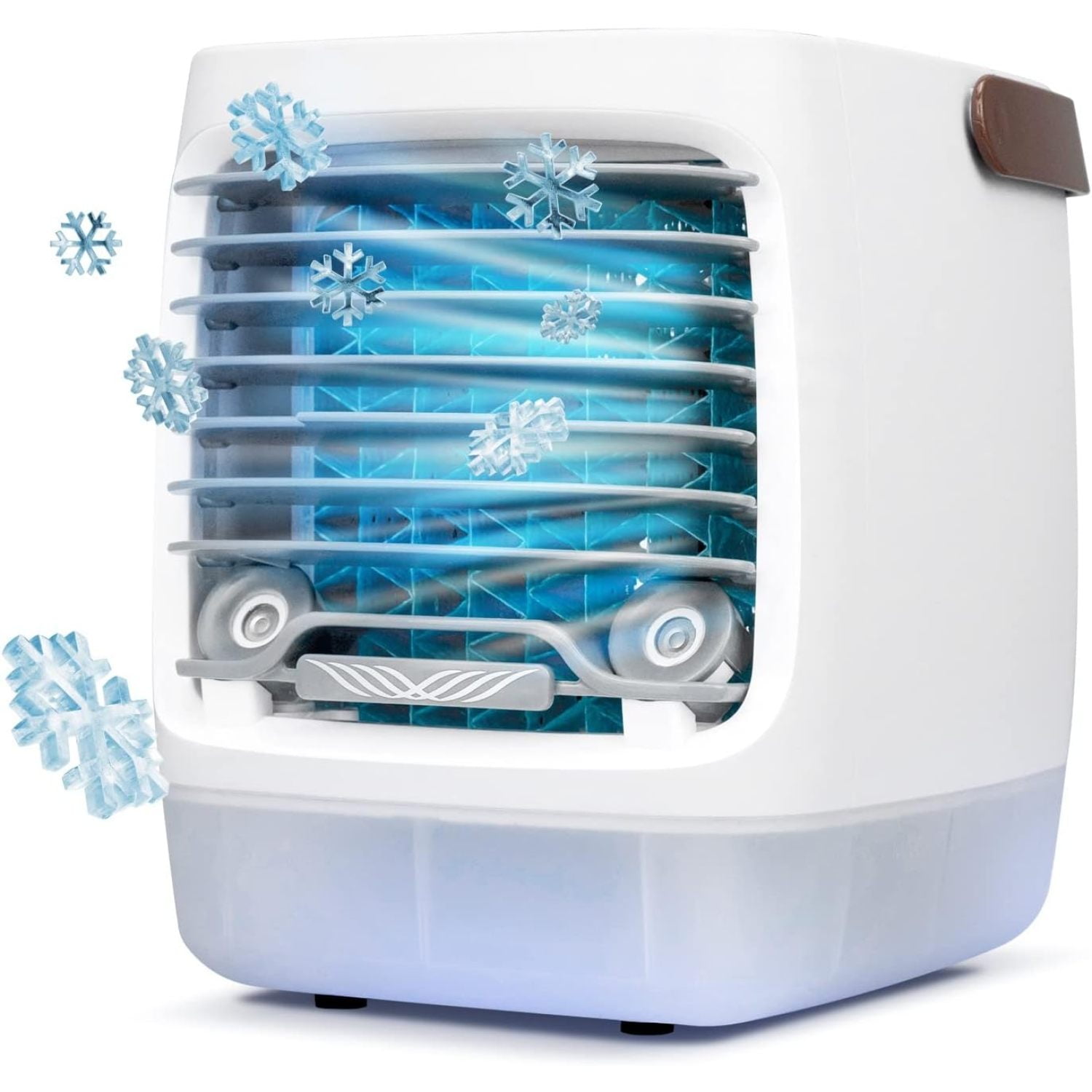 ChillWell 2.0 Evaporative Air Cooler for Room - 4-Speed Mini Portable Swamp Coolers with Humidifier | Indoor Personal Cooling Unit In Bedroom, Home Office, and Camping | USB- Rechargeable, Easy Setup