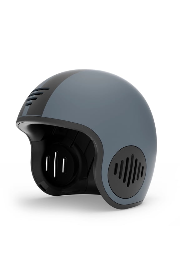 Grey Bobbi ABS Hard-Shell Multi-Sport Certified Helmet, Size XS Adjustable and Integrated Chinstrap, Size Adjuster Optimized Airflow and Breathability