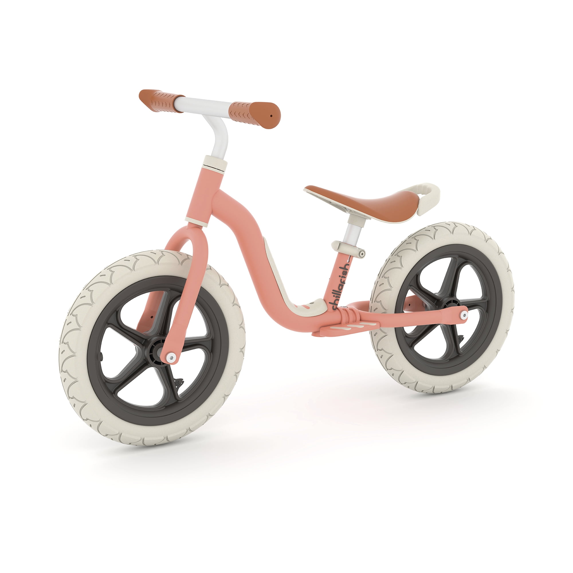 Chillafish Charlie Toddler Balance Bike - 12 EVA Wheels - Olive