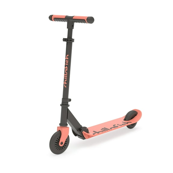 Chillafish Flexxi Mini Flamingo Foldable 2-Wheeled Scooter for Kids Ages 5+  Light-Up Wheels, Integrated Brake, Compact & Adjustable