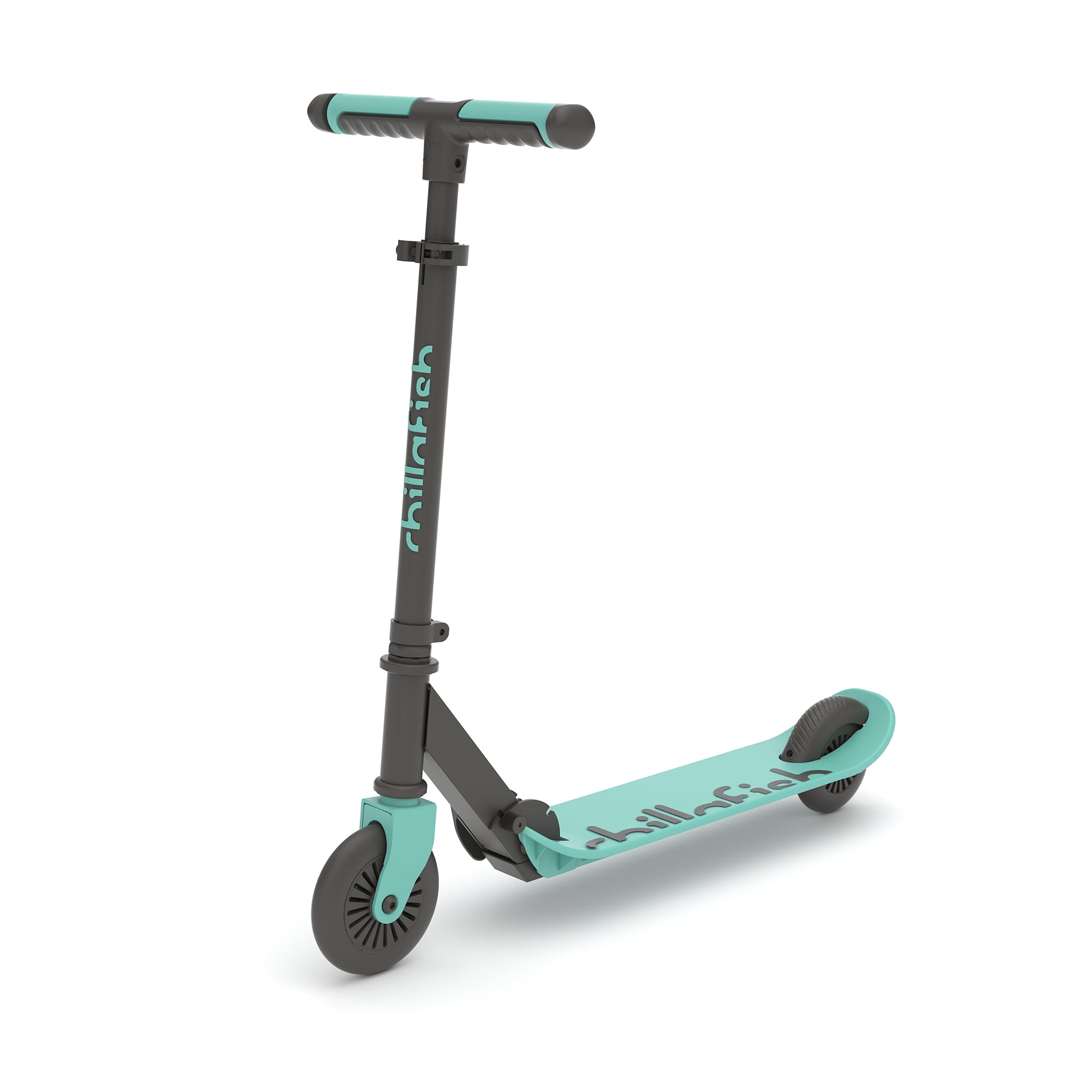 Chillafish Flexxi Mini Mint Foldable 2-Wheeled Scooter for Kids Ages 5+ – Integrated Brake, Compact & Adjustable