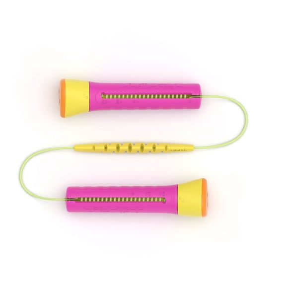 Chillafish Fuchsia Skibbi Adjustable Length Jump Rope with Accelerator