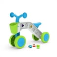 thumbnail image 1 of Chillafish ItsiBitsi Blocks Ride-On with Basket, Blocks for Frame, Kids Age 1-3, Blue White Green, 1 of 7