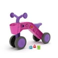 thumbnail interactive-video image 1 of Chillafish ItsiBitsi Ride-on with Play Blocks and Storage Basket, Toddler 12-36 Months, Fuchsia, 1 of 8