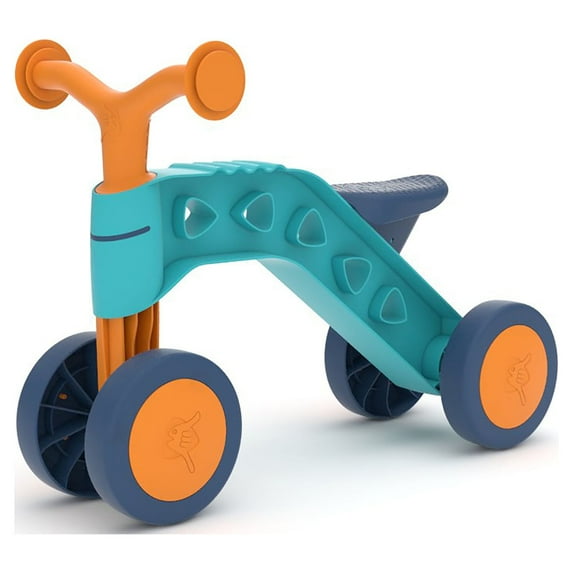 Chillafish Itsibitsi 4-Wheel Ride-On for Toddlers Age 1-3 Years, Blue Orange, Set of 1