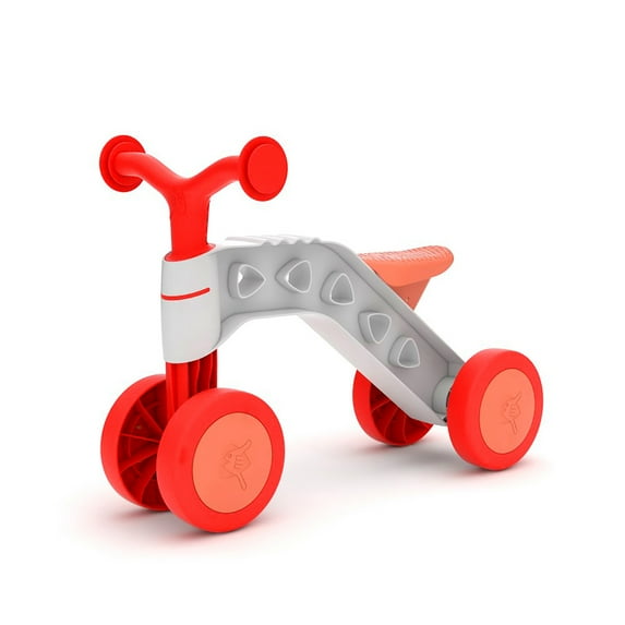 Chillafish Itsibitsi, Ride-On with Learning Blocks, First Ride-On Toddlers Age 1-3 Years, White Red