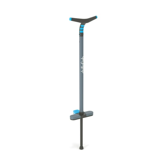 Chillafish Poogi Teen Pogo Stick, One-Foot Balance Pedal, Versatile Handgrip, Blue, Ages 9+
