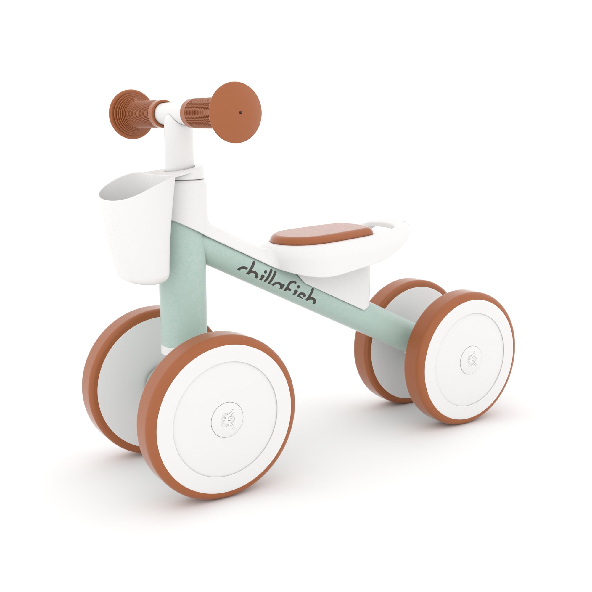 Chillafish Quadi Racer Toddler Balance Bike Ride-On Toy, Stable 4