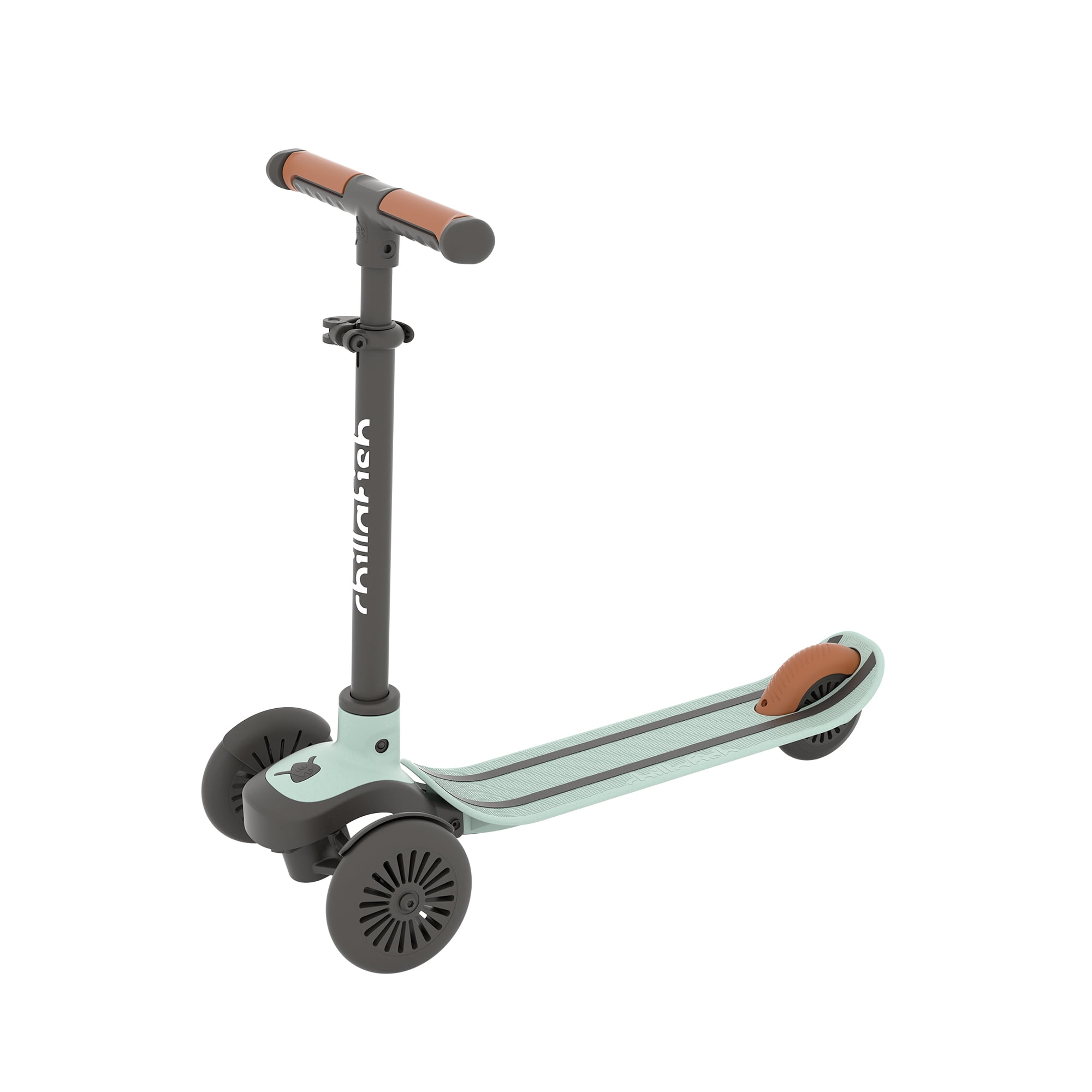 Chillafish Scotti 3-Wheel Lean-to-Steer Scooter for Kids Ages 3+, Adjustable Height, Lightweight Twintip Deck with Brake, Breeze