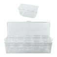 thumbnail image 1 of Vikakiooze Chilled Condiment Server, Clear Garnish Tray With Lid For Bar For Parties With 5 Removable Compartments, Ice Serving Bowl, Serving Containers For Fruit, Caddy, 1 of 7