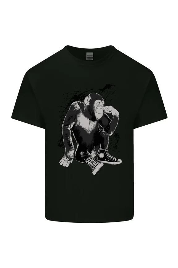 Chilled Out Chimp Funny Chimpanzee and Monkey and Unisex T-Shirt