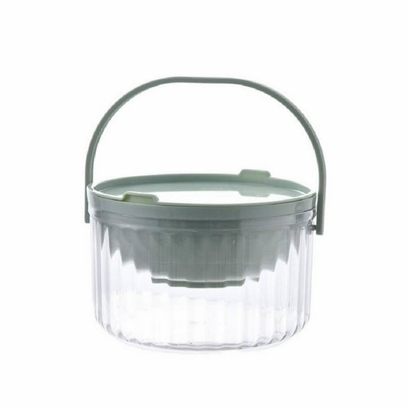 Chilled Serving Bowl, Ice Bowl with Plastic Base, Cold Food Platter, Shrimp Cocktail Serving Dish, Party Tray with Handle, Cold Serving Platter & Ice Platter for Chilled Appetizers, Sushi