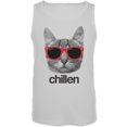 thumbnail image 1 of Chillen Cat Mens Tank Top, 1 of 1