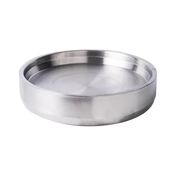 Chiller Bowl Seafood Serving Dish Ice Chilled Serving Tray Shallow Dish Platter for Seafood, Oysters, Crawfish Chilled Server