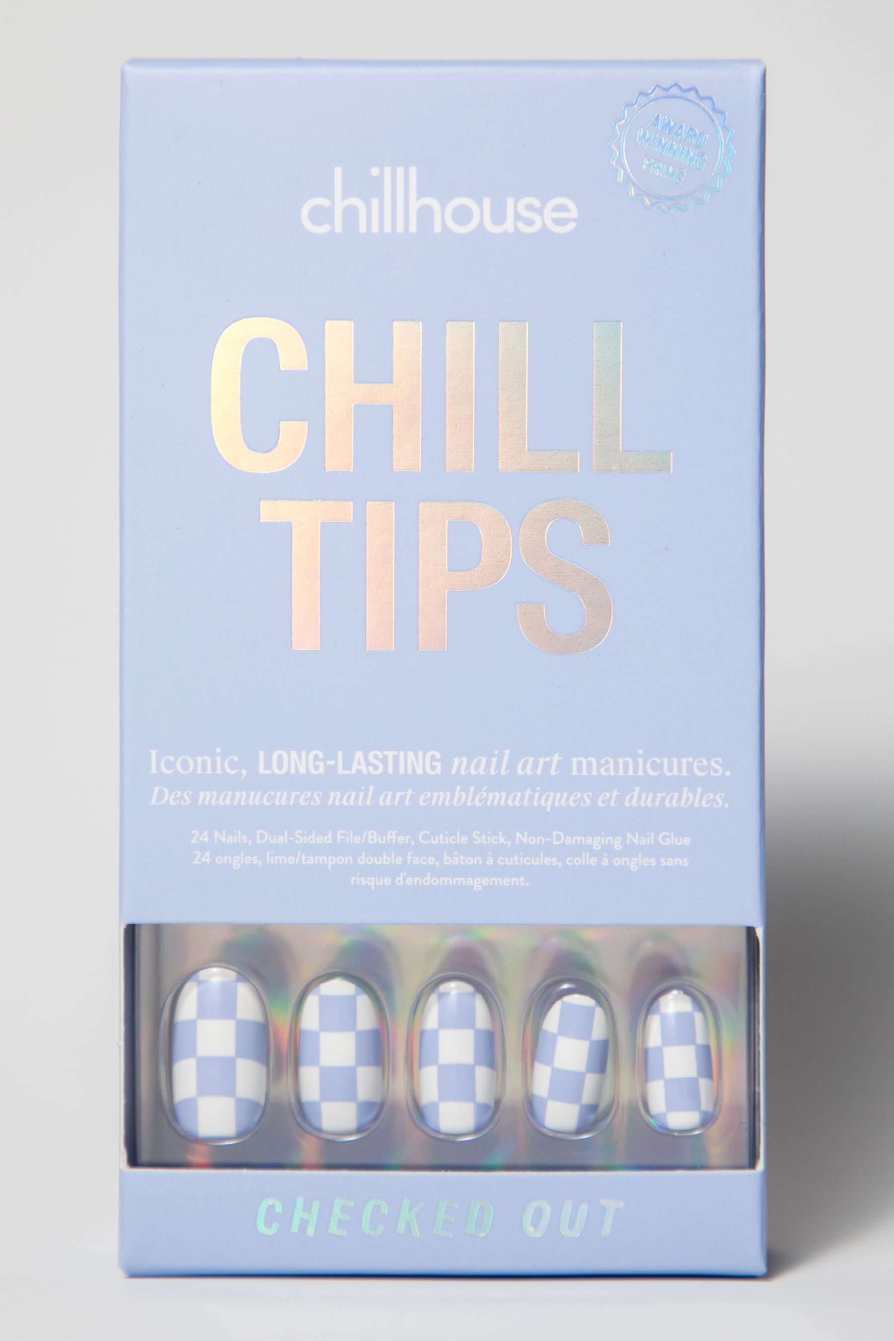 Chillhouse Chill Tips Press On Nail set - Checked Out