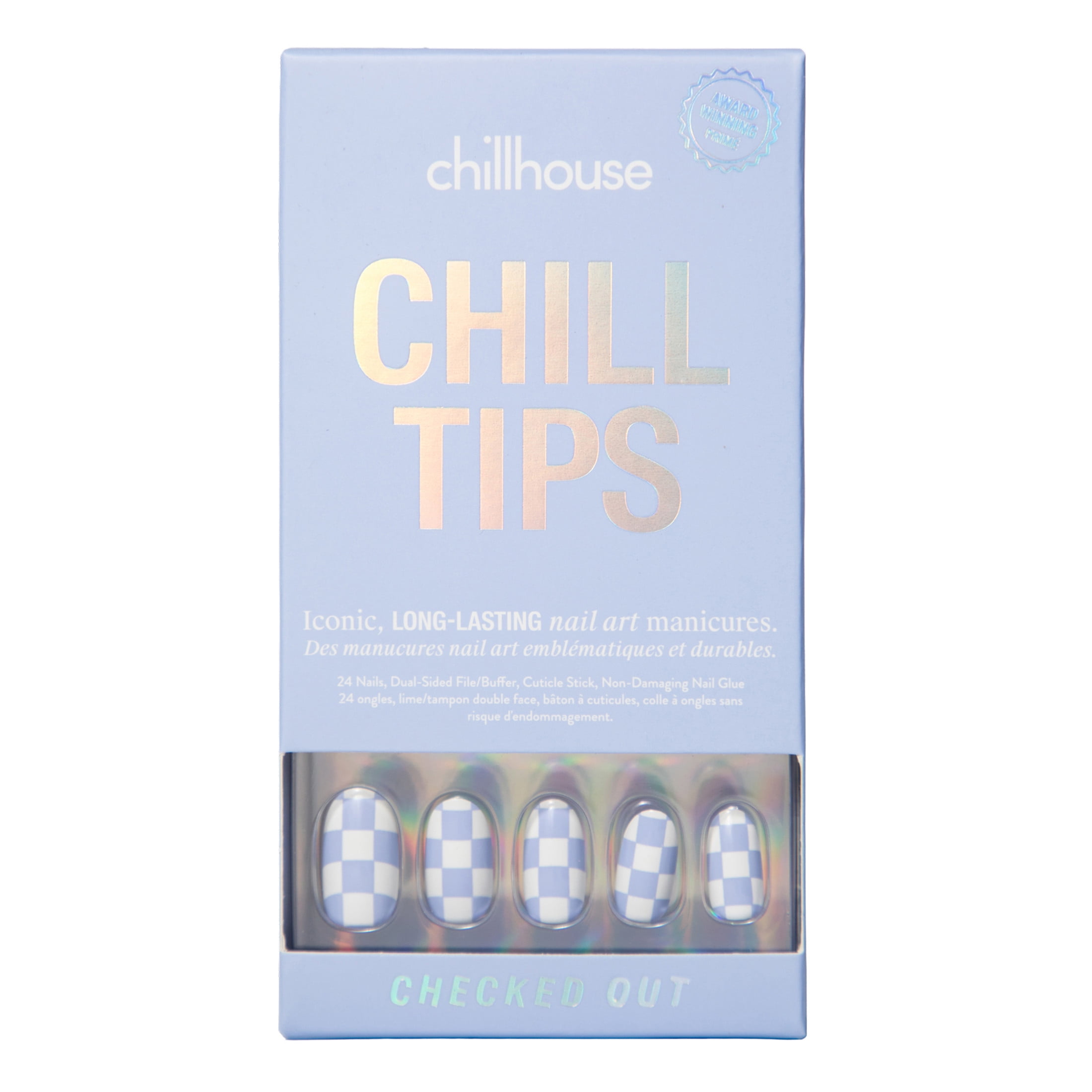Chillhouse Chill Tips Press On Nail set - Checked Out