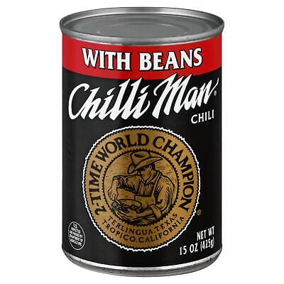 Chilli Man Chili with Beans 15 oz (Pack of 12)