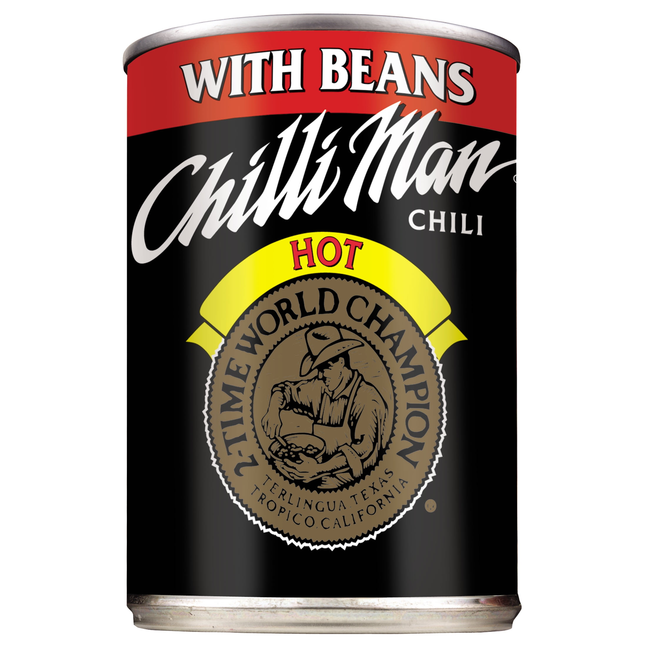 ChilliMan Chili with Beans Hot 15 oz. Can - Walmart.com