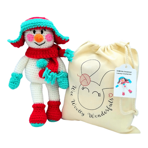 Chilli the Snowman Luxury Crochet Kit