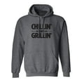 thumbnail image 1 of Chillin' And Grillin' Adult Hooded Sweatshirt, 1 of 3