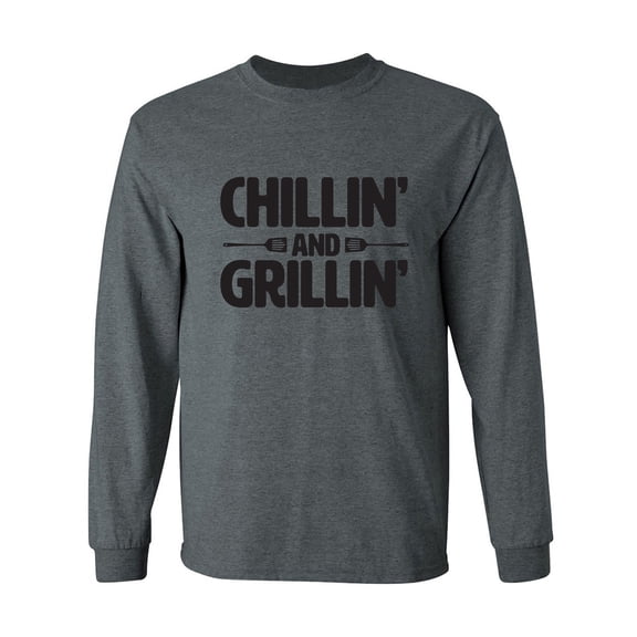 Chillin' And Grillin' Adult Long Sleeve T-shirt