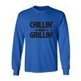 thumbnail image 1 of Chillin' And Grillin' Adult Long Sleeve T-shirt, 1 of 3