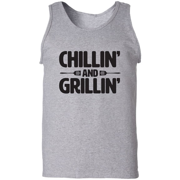 Chillin' And Grillin' Adult Tank Top