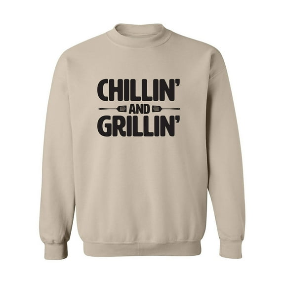 Chillin' And Grillin' Crewneck Sweatshirt