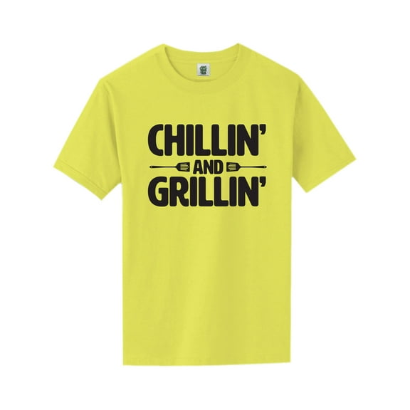 Chillin' And Grillin' Short Sleeve Neon T-Shirt
