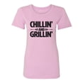 thumbnail image 1 of Chillin' And Grillin' Womens crewneck tee, 1 of 3