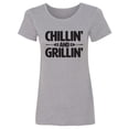 thumbnail image 1 of Chillin' And Grillin' Womens crewneck tee, 1 of 2