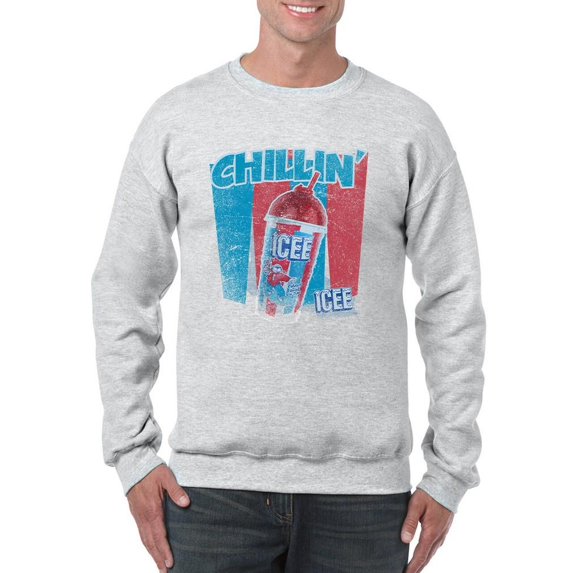 Chillin' ICEE Trendy Drink - Retro Beverage Graphic Men's Sweatshirt